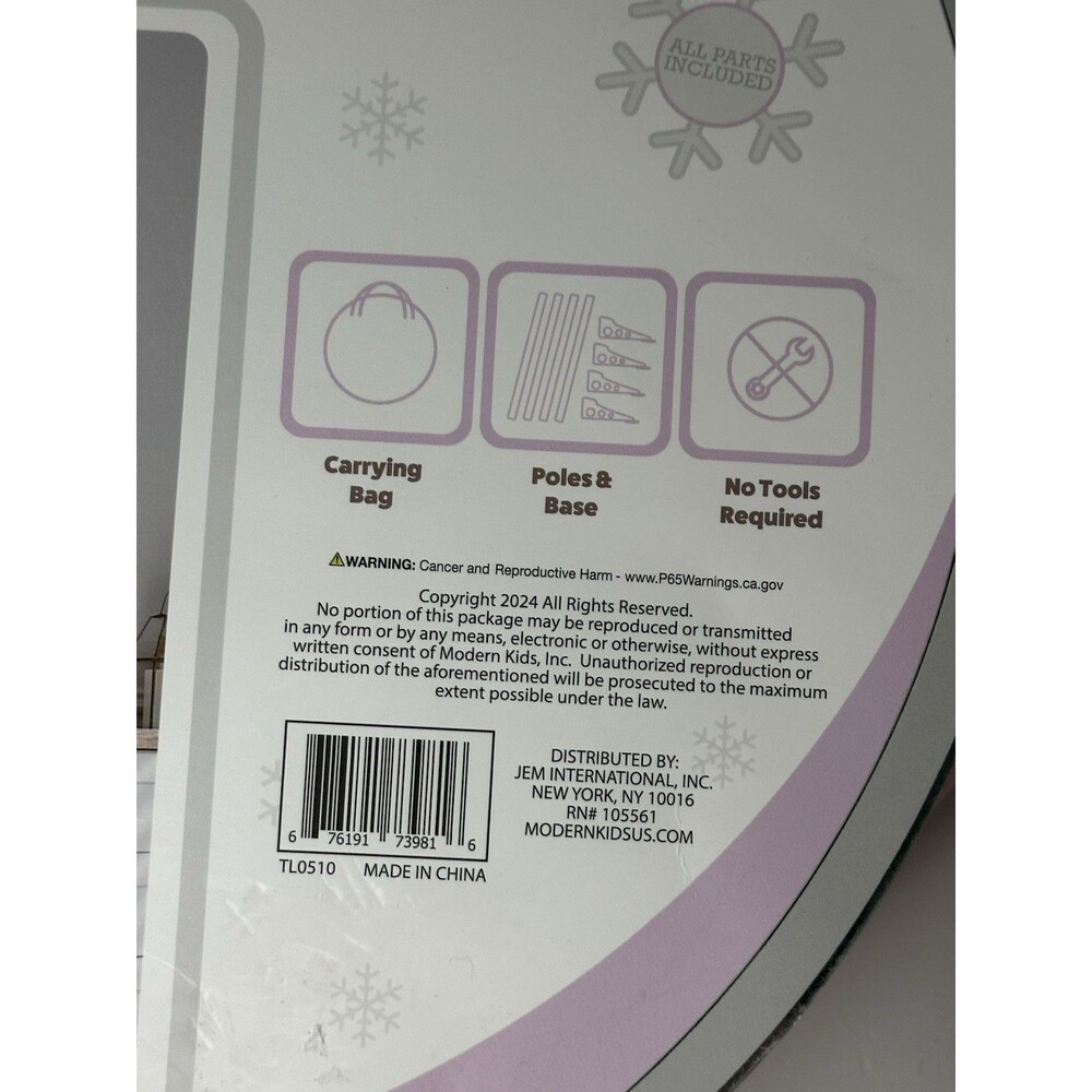 NWT BORN TO INSPIRE Modern Kids 5 foot Pencil Collapsable Tree - Picture 3 of 5